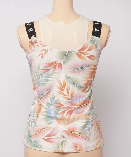 タンクトップ BILLABONG/ビラボン 水陸両用 ボタニカル柄カップ付きフィットネスタンクトップ/セットアップ対応 BC013-86419