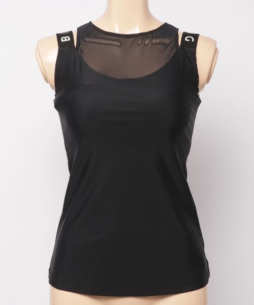 タンクトップ BILLABONG/ビラボン 水陸両用 ボタニカル柄カップ付きフィットネスタンクトップ/セットアップ対応 BC013-86421