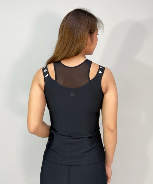 タンクトップ BILLABONG/ビラボン 水陸両用 ボタニカル柄カップ付きフィットネスタンクトップ/セットアップ対応 BC013-86411