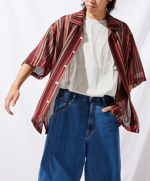 JOURNAL STANDARD シャツ バルファレース オープンシャツ メンズ
