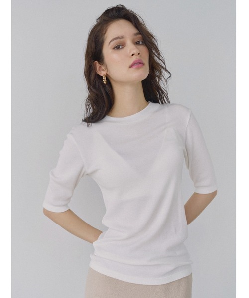 ALEXIA STAM（アリシアスタン） tシャツ Basic Rib Tee / BasicリブTee
