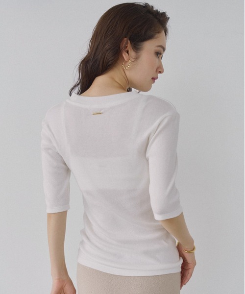 ALEXIA STAM（アリシアスタン） tシャツ Basic Rib Tee / BasicリブTee