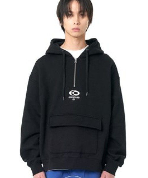 OY（オーワイ） パーカー 「OY/オーワイ」HALF ZIPPER HOODIE/ハーフ