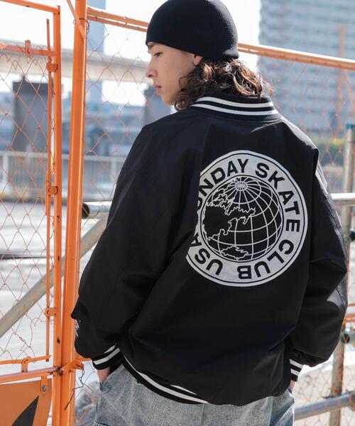 WEGO スタジャン WEGO/ZIPワッペンスタジャン メンズ レディース