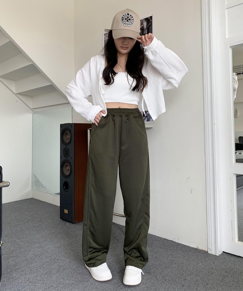 ワイドレッグジャージ スウェットパンツ サイドライン 1858 スウェットパンツ ジャージ サイドライン ワイドスウェット