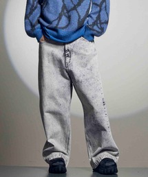 1Chemical Over-Dye Denim Buggy Pants 専用 MAISON SPECIAL ジーンズ 「UNISEX」11oz Chemical Over-Dye