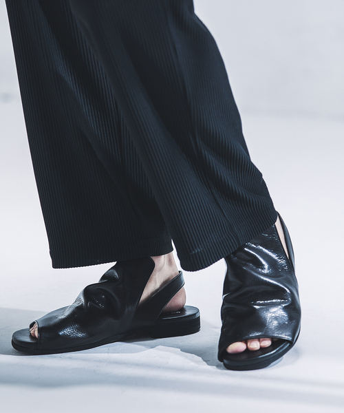 alfredoBANNISTER サンダル 「WRAP SHOES」ドレープ バック
