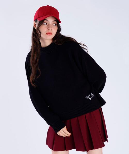 To b. by agnes ニット セーター ソフトニット プルオーバー