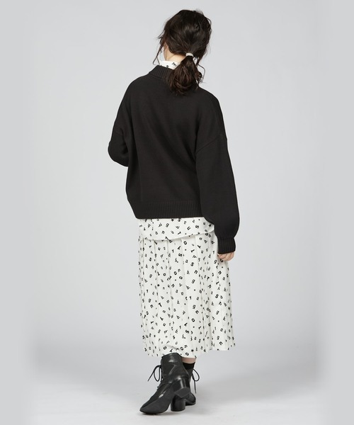 To b. by agnes ニット セーター ニューソフトニットプルオーバー