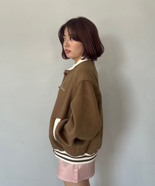 スタジャン フロントロゴスタジャン FD23W133「Fano Studios