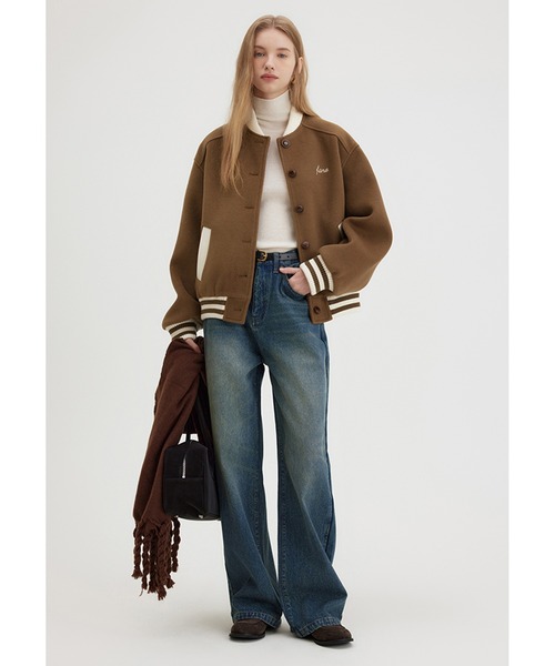 スタジャン フロントロゴスタジャン FD23W133「Fano Studios