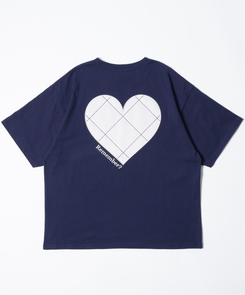 Remember. tシャツ BIG STITCH HEART T-SHIRTS / ビックステッチ