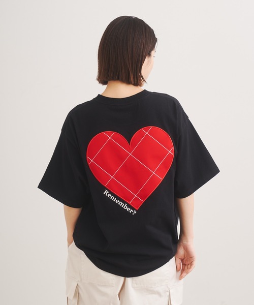Remember. tシャツ BIG STITCH HEART T-SHIRTS / ビックステッチ