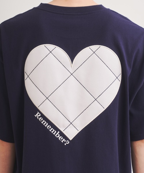 Remember. tシャツ BIG STITCH HEART T-SHIRTS / ビックステッチ