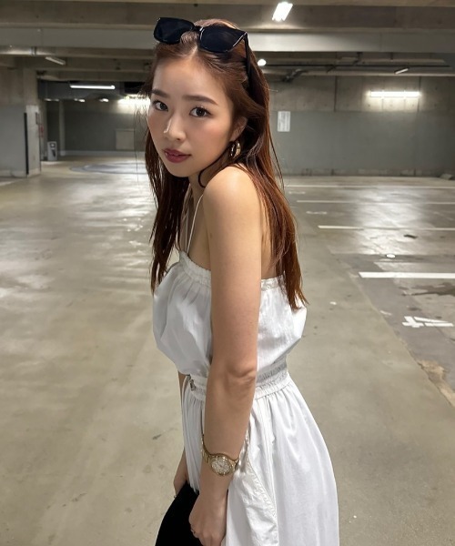 rienda オールインワン ゴムデザイン2WAYベアロンパース