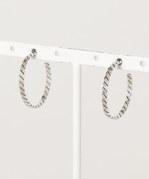 TONE ピアス 「925 SILVER ACC」Ropeフープピアス23mmSV925(OG