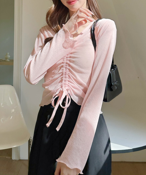ドットトップス Zadie Turtleneck Long Sleeve Top by AFRM | Rent the Runway