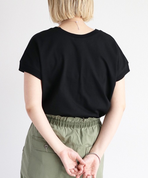 cepo tシャツ シルケットフレンチスリーブTee レディース