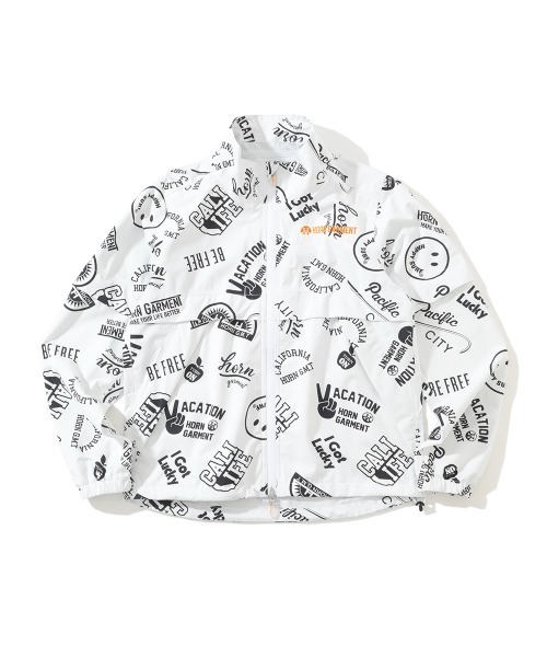 HORN GARMENT - HORN GARMENTホーンガーメント ナイロンジャケット レディース40美品 HORN GARMENT - HORN GARMENTホーンガーメント ナイロン