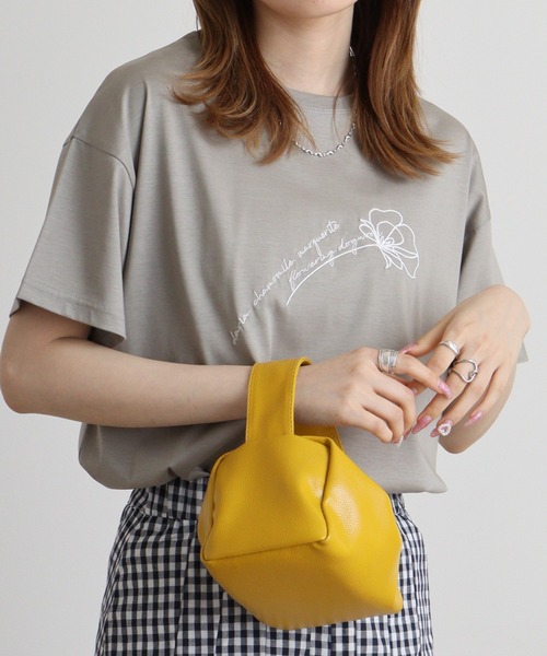 tシャツ BRODIAEA シンプル刺繍Tシャツ レディース tシャツ BRODIAEA シンプル刺繍Tシャツ レディース : ZOZOTOWN