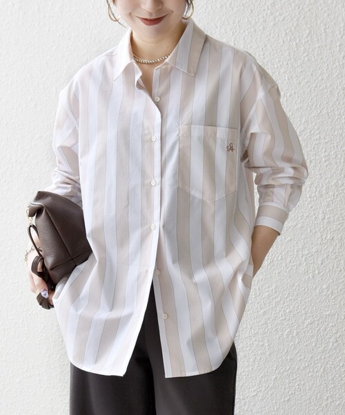 SHIPS any ブラウス シャツ any:「洗濯機可能」REPREVE レギュラー