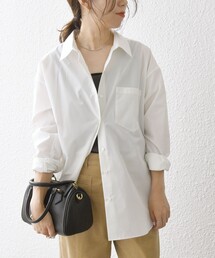 送料関税込[EMPTY REFERENCE]REVERSE IRONYシャツ★日本未入荷★ SHIPS｜SHIPS any:<洗濯機可能>REPREVE ペプラム フリル