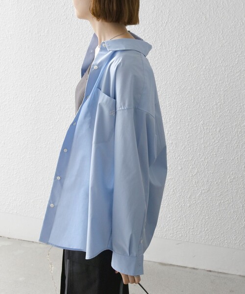 SHIPS any ブラウス シャツ any:「洗濯機可能」REPREVE レギュラー 
