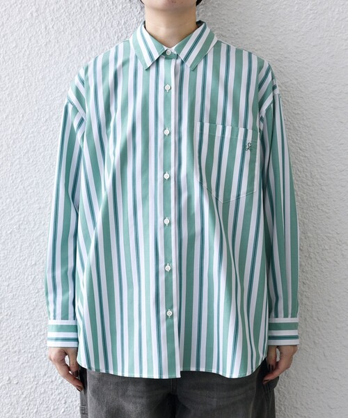 SHIPS any ブラウス シャツ any:「洗濯機可能」REPREVE レギュラー