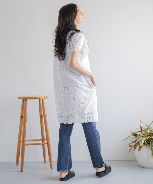 LOWRYS FARM（ローリーズファーム） ワンピース スカラップレースミニ