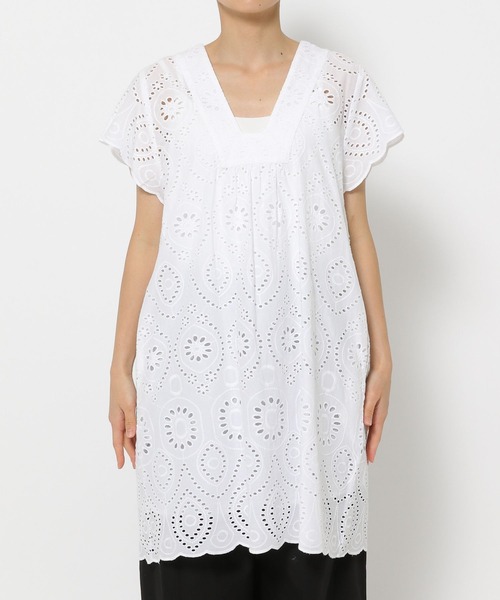 Yページ LOWRYS FARM（ローリーズファーム） ワンピース スカラップレースミニ