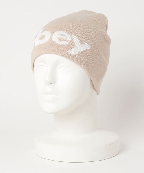 OBEY ニット帽 ニットキャップ 「OBEY」LOWERCASE BEANIE