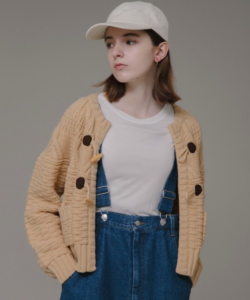 URBAN RESEARCH Sonny Label ニット セーター MIXケーブルクルー