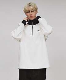 tシャツ 配色ハーフジップカットソー メンズ｜ZOZOTOWN Yahoo!店