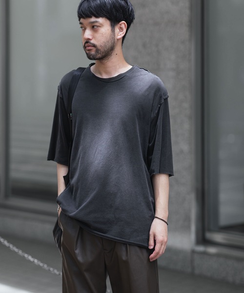 ATTACHMENT tシャツ 80/2 ピマコットンジャージー オーバー