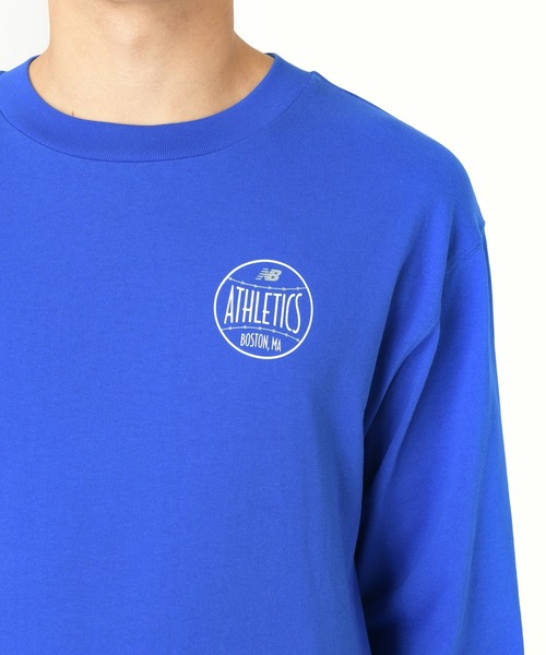 New Balance 青 長袖 Tシャツ M New Balance（ニューバランス） t