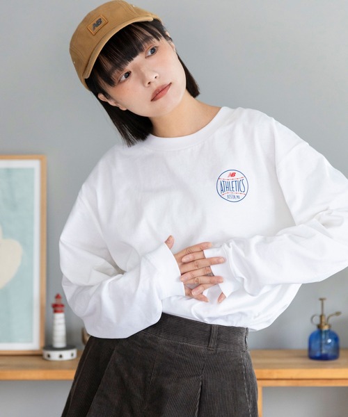 New Balance tシャツ ダイアモンドアスレチックス ロング