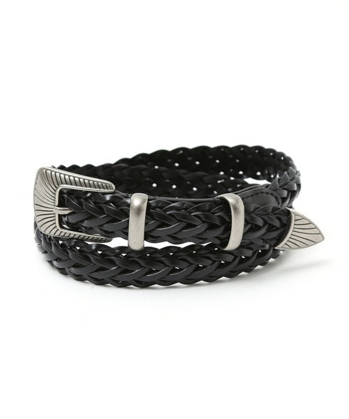 ARCHIVER ベルト 25mm ウエスタンメッシュレザーベルト メンズ