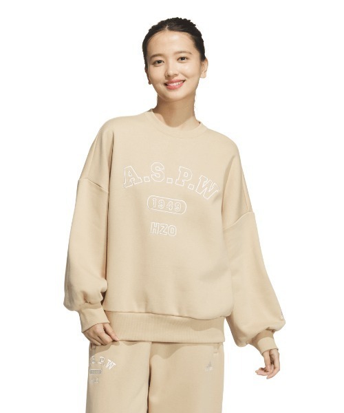 トレーナー スウェット アディダス adidas W CLG 裏起毛 クルースウェット レディース