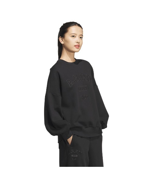 adidas トレーナー スウェット アディダス W CLG 裏起毛 クルー