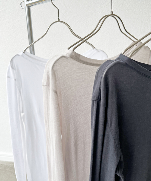 Spick＆Span tシャツ 「追加3」シアーボートネックプルオーバー