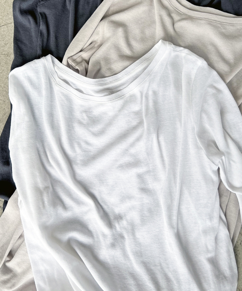 Spick＆Span tシャツ 「追加3」シアーボートネックプルオーバー