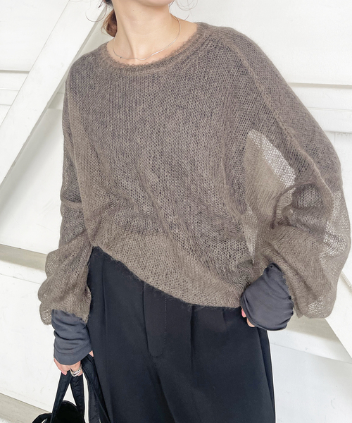 新品未使用☆Spick and Span シアーボートネックプルオーバー 追加》シアーボートネックプルオーバー（Tシャツ／カットソー