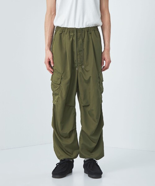 定価47300円！b カーゴパンツ オリーブグリーン green label relaxing カーゴパンツ 「WEB限定」「GLR or
