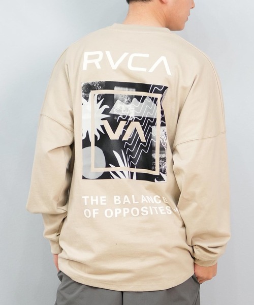 【新品未使用】RVCA ルーカ　テープロゴ　ロンT  Mサイズ　rvca RVCA（ルーカ） ロンT 長袖Tシャツ メンズ ブランド スポーツ Tシャツ