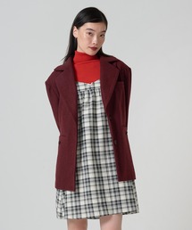 オーバーサイズ テーラード ジャケット TINA：JOJUN Mサイズ オーバーサイズ デニムテーラードジャケット TINA：JOJUN（デニム