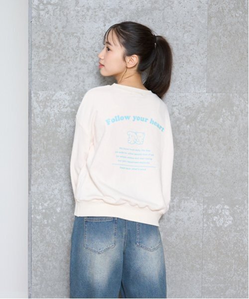 LOVETOXIC トレーナー 「GOODPRICE」2キャラ刺繍プルオーバー キッズ