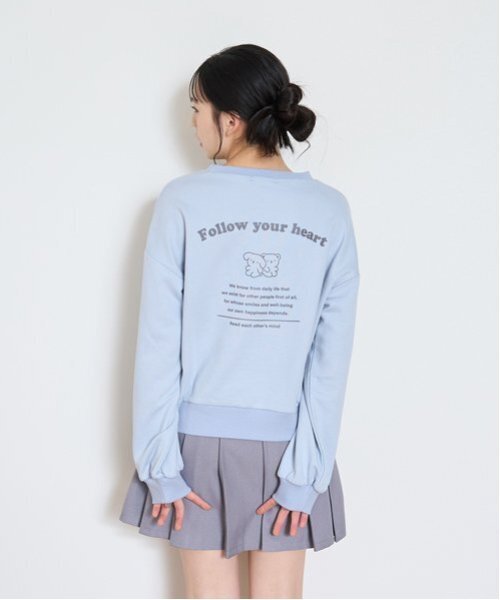 LOVETOXIC トレーナー 「GOODPRICE」2キャラ刺繍プルオーバー キッズ