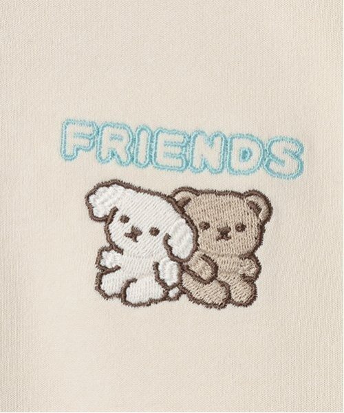 LOVETOXIC トレーナー 「GOODPRICE」2キャラ刺繍プルオーバー