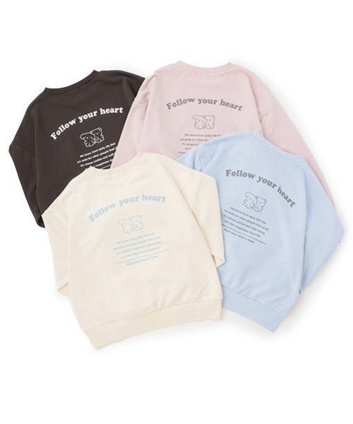 LOVETOXIC トレーナー 「GOODPRICE」2キャラ刺繍プルオーバー キッズ