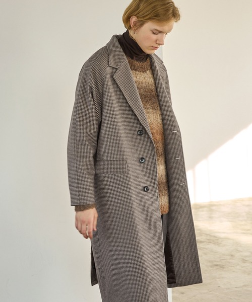 「EMMA CLOTHES」 チェスターコート M ダークネイビー メンズ_画像2